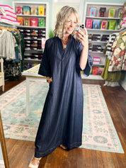 Forever Classic Denim Maxi - Dark