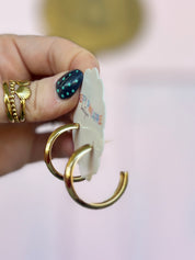 Bold Stainless Steel Hoops