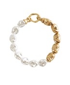 Pearl and Metal Bracelet