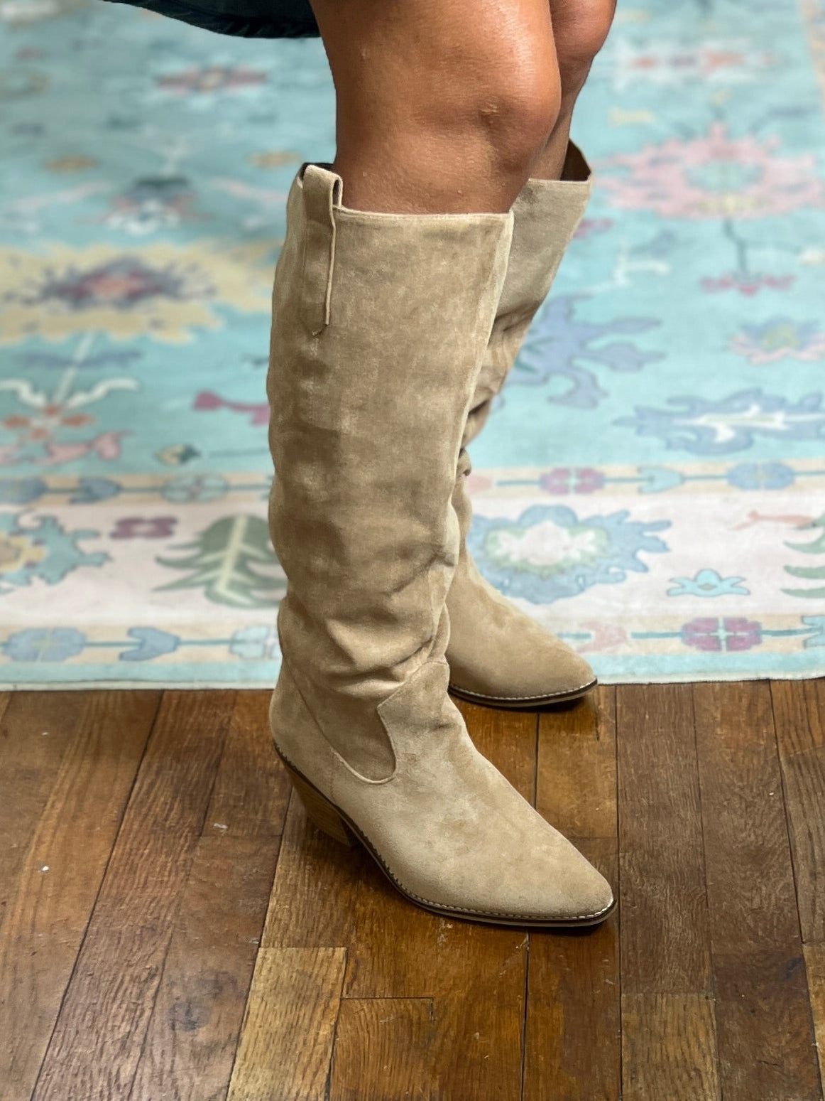 Corkys | City Slicker - Sand Faux Suede