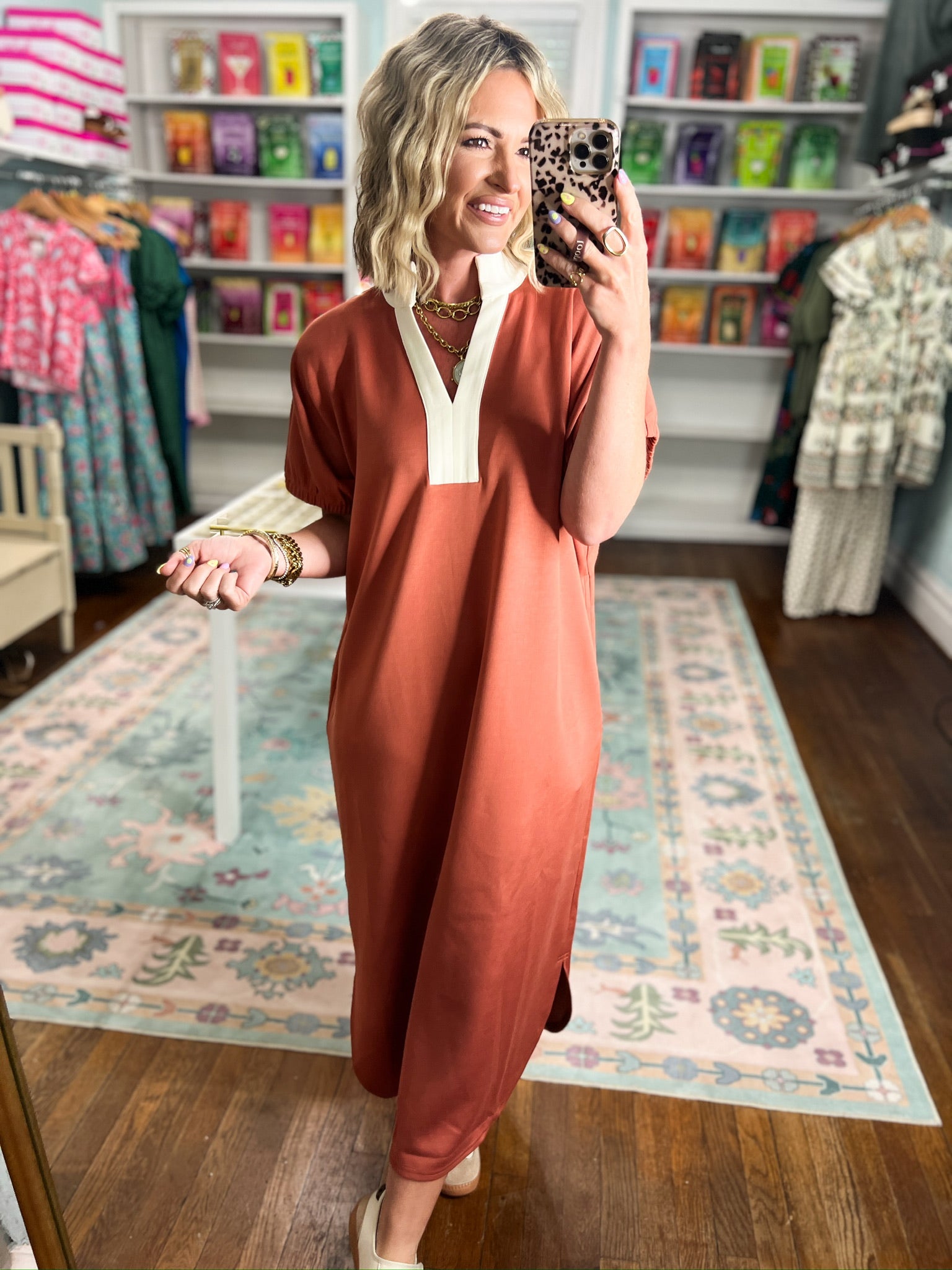Your Time Midi Dress - Clay