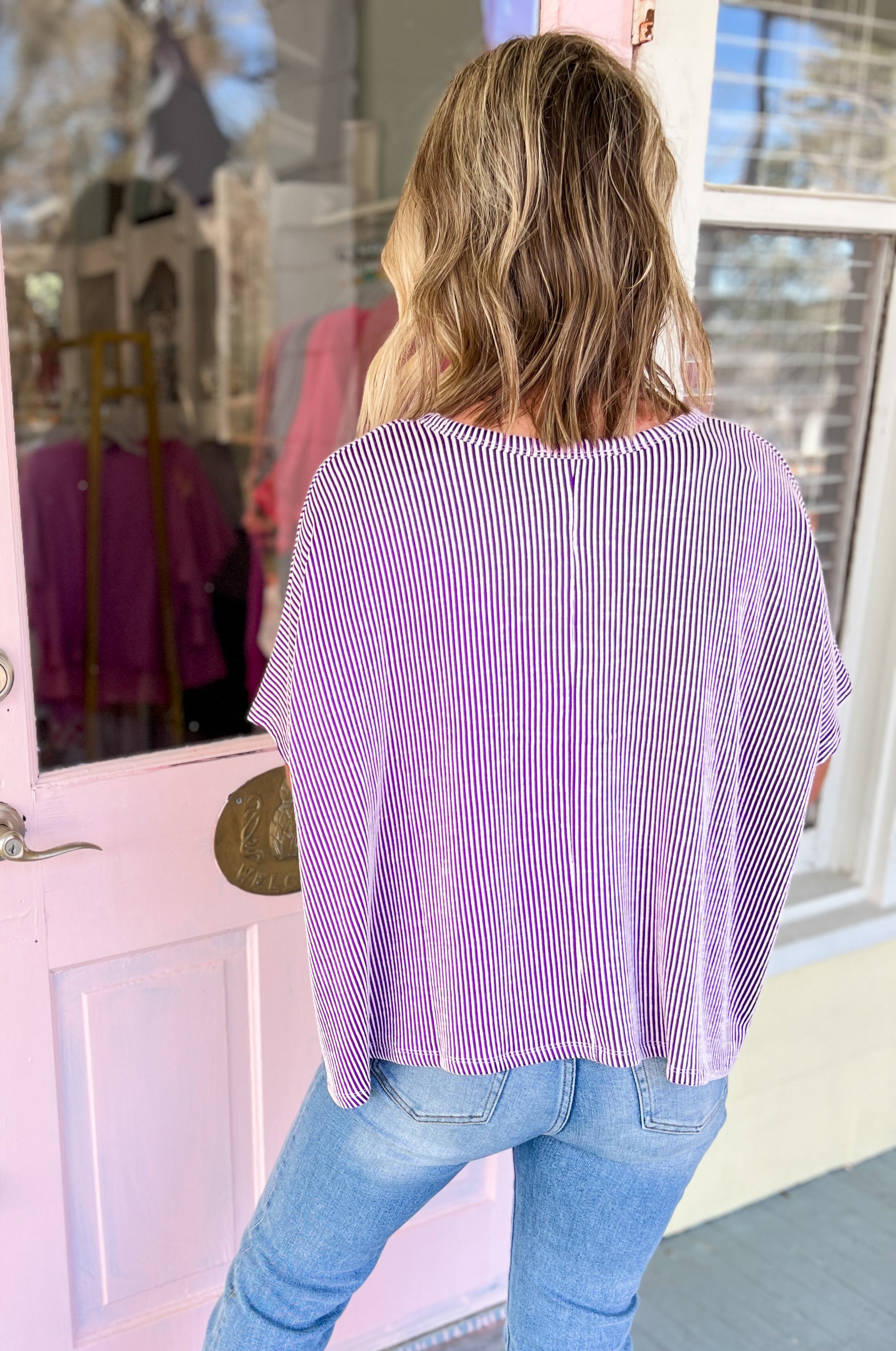 All The Possibilities Top - Violet