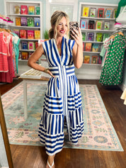 Brightest Skies Maxi Dress - Blue