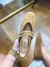 Corkys| All Eyes On Me - Camel Faux Suede