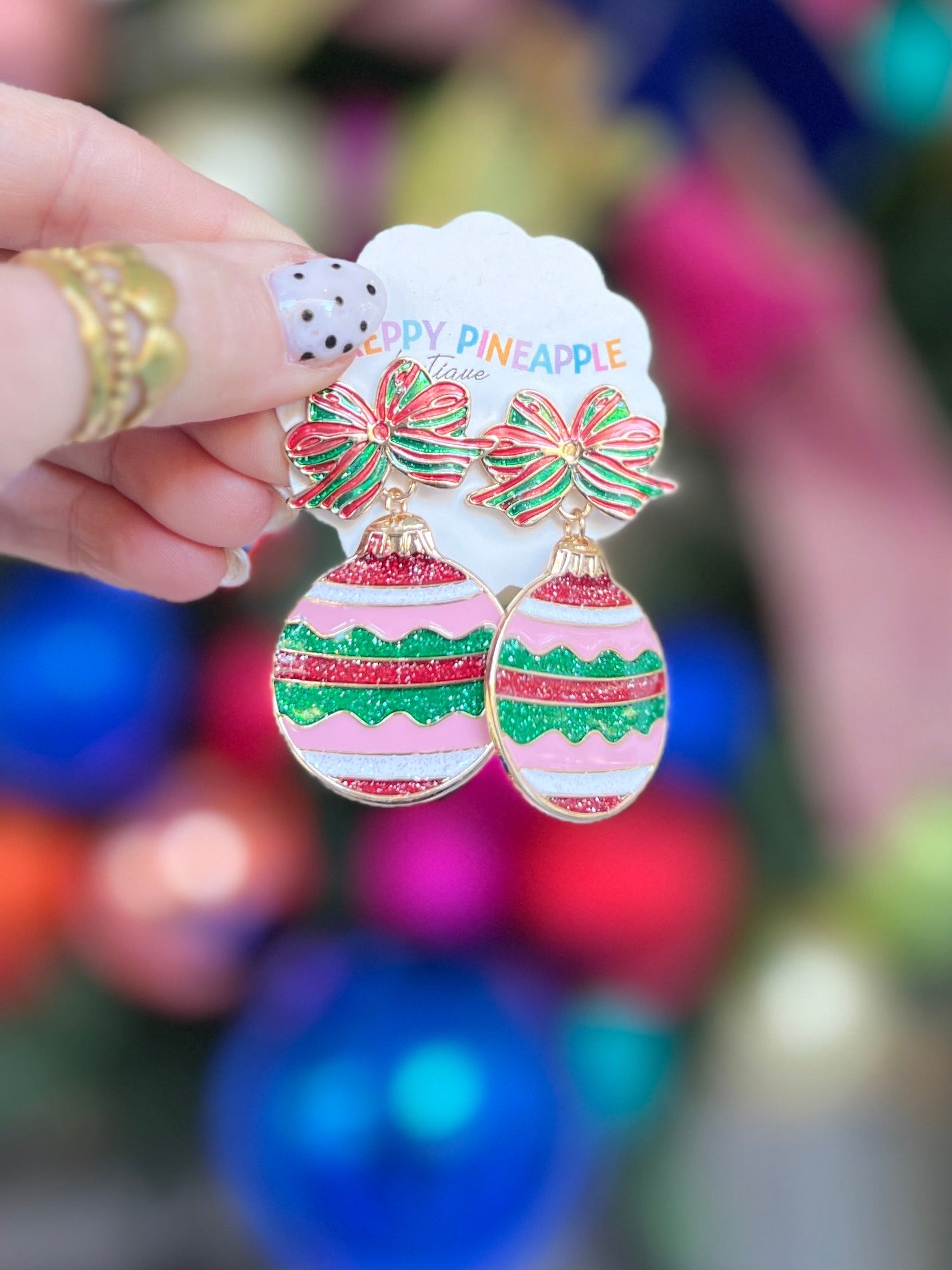 Christmas Ornament Earrings