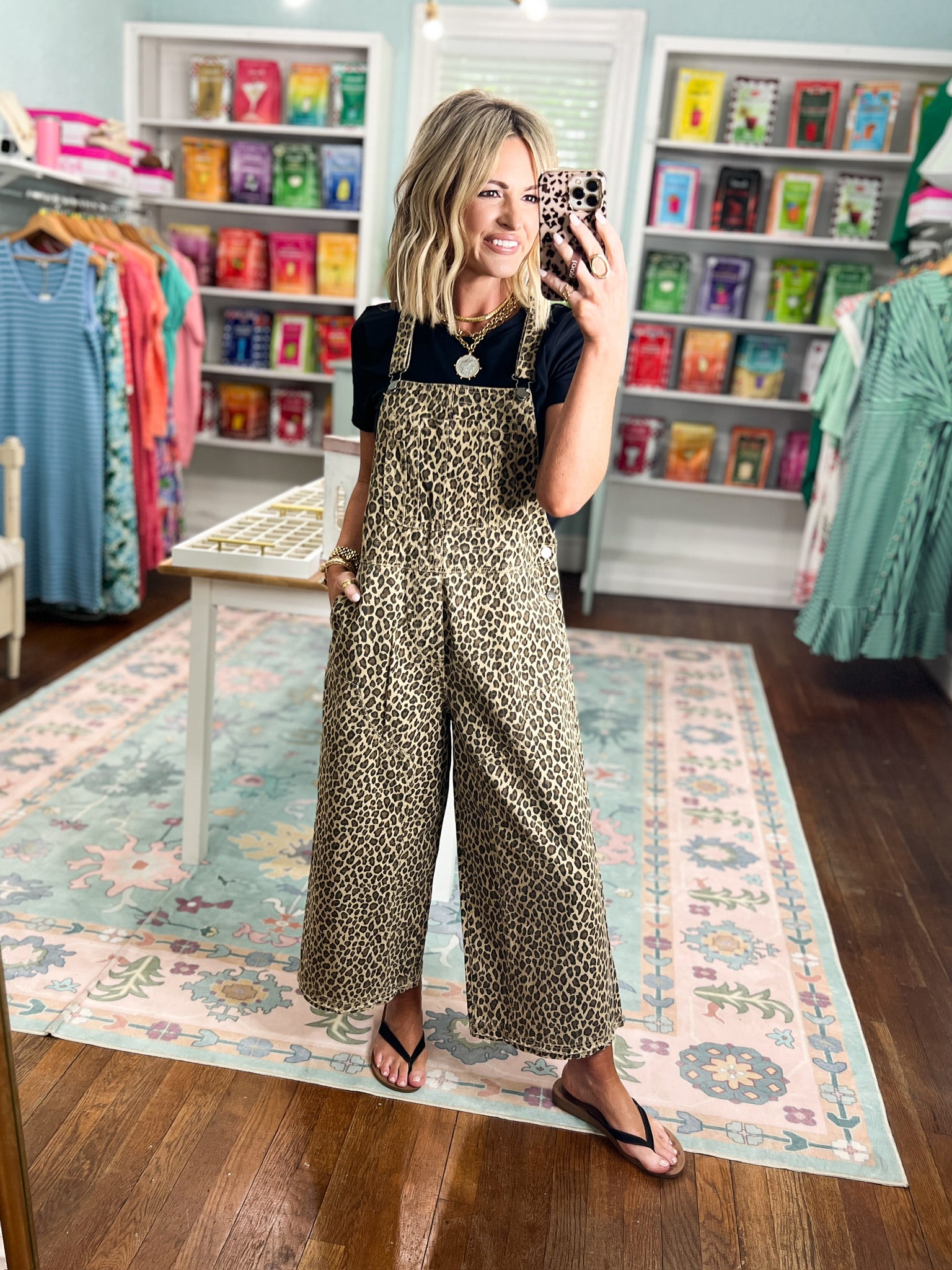 Roar In Style Twill Overalls
