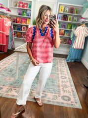 Picnic in the Park Top - Red