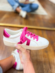 Corkys Friend Zone Sneakers - White Pink