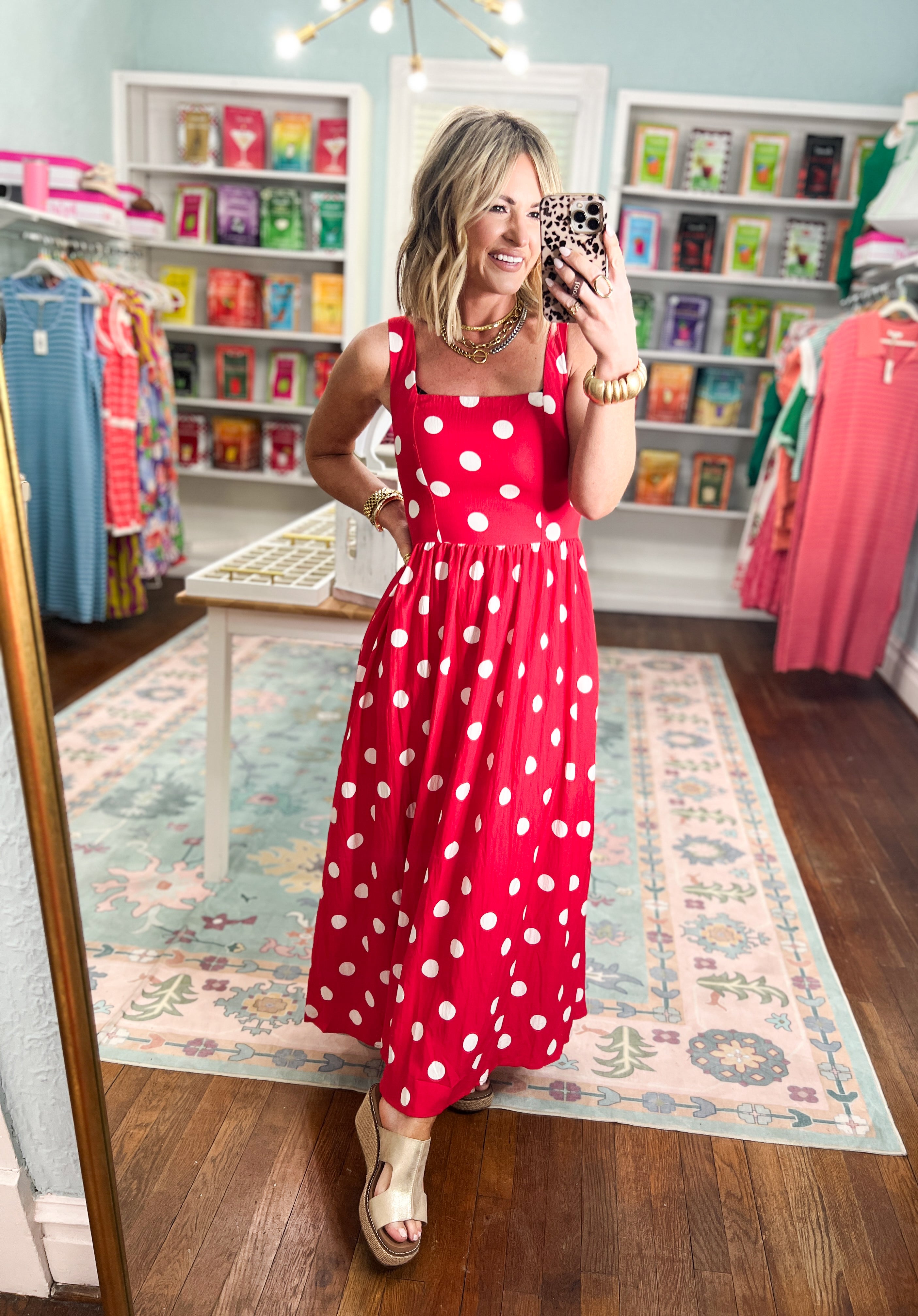 Cherry Pop Polka Dot Dress