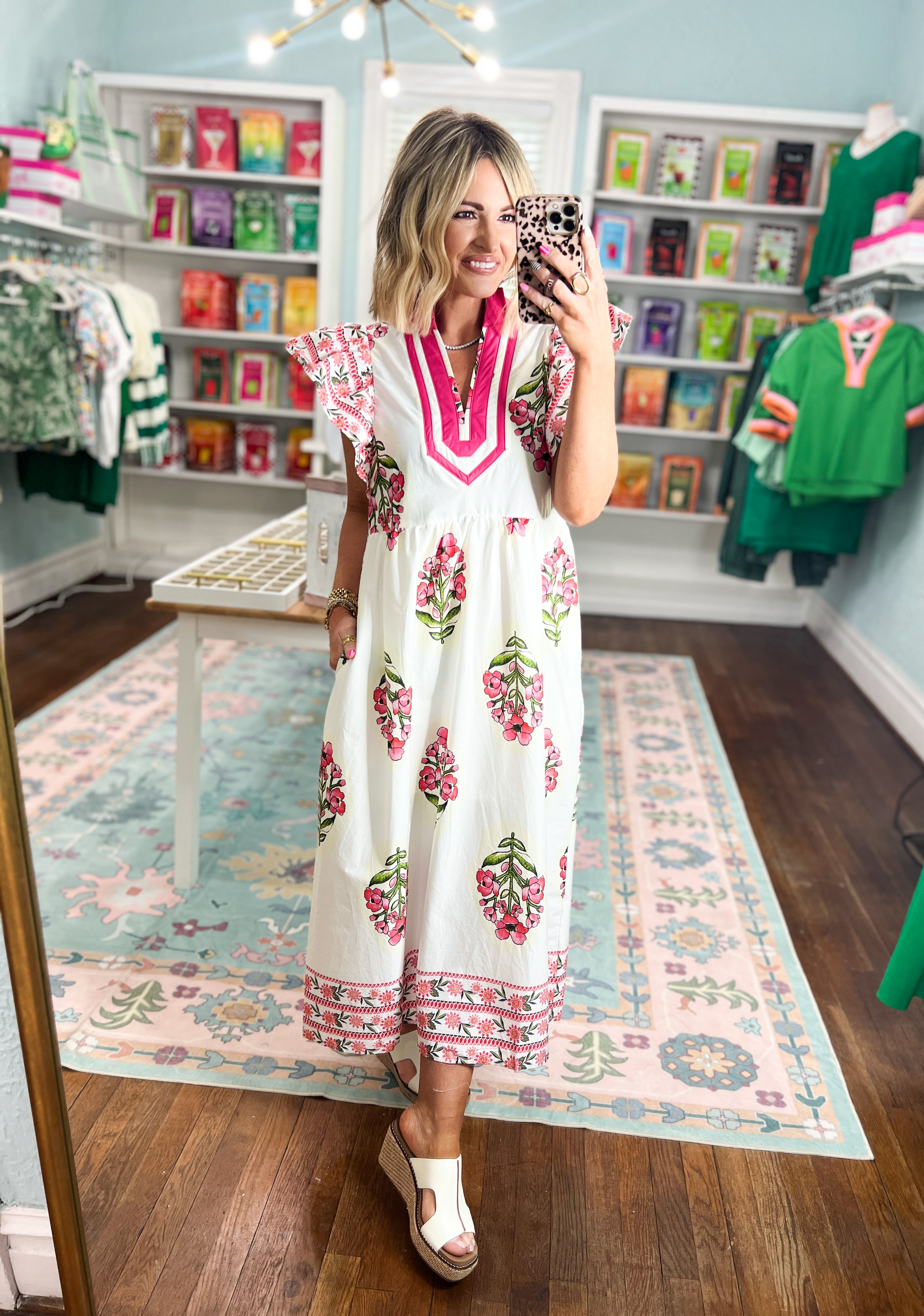 Sweet Bloom Midi Dress
