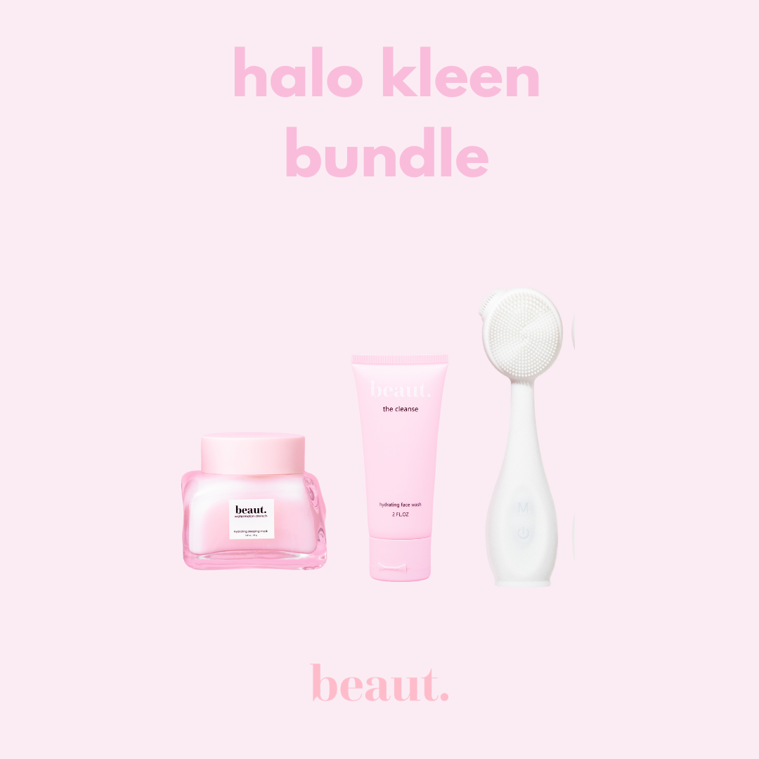 beaut. |Halo Kleen + mini cleanse + watermelon drench