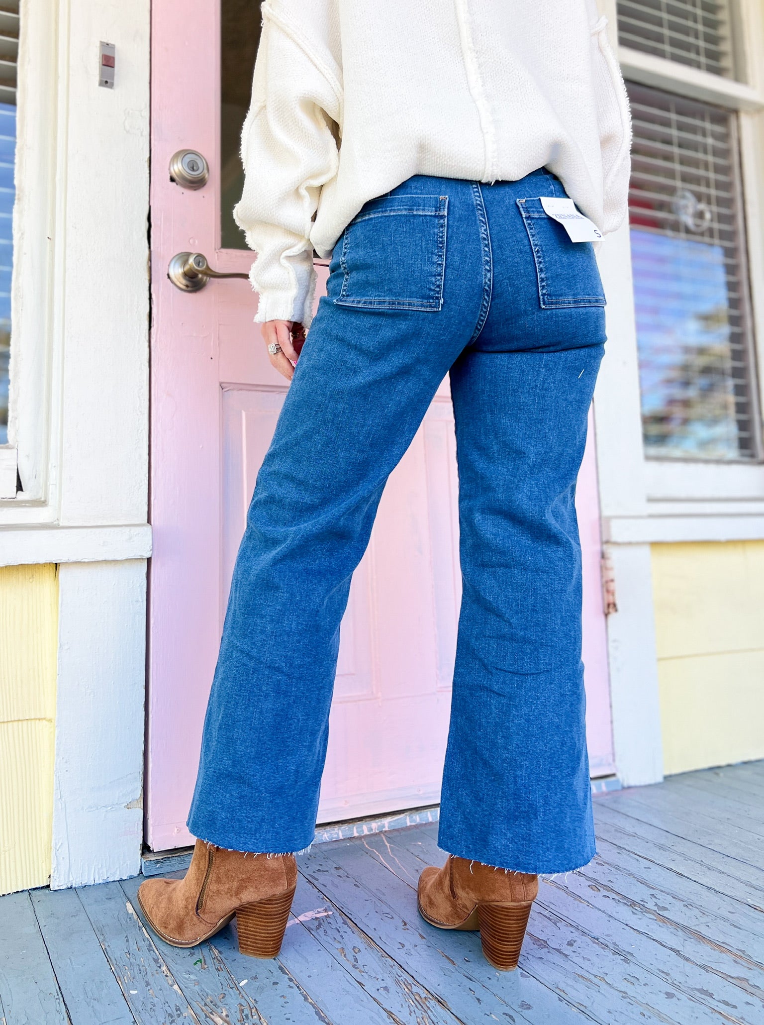 Made For You Denim Pants - Medium Wash