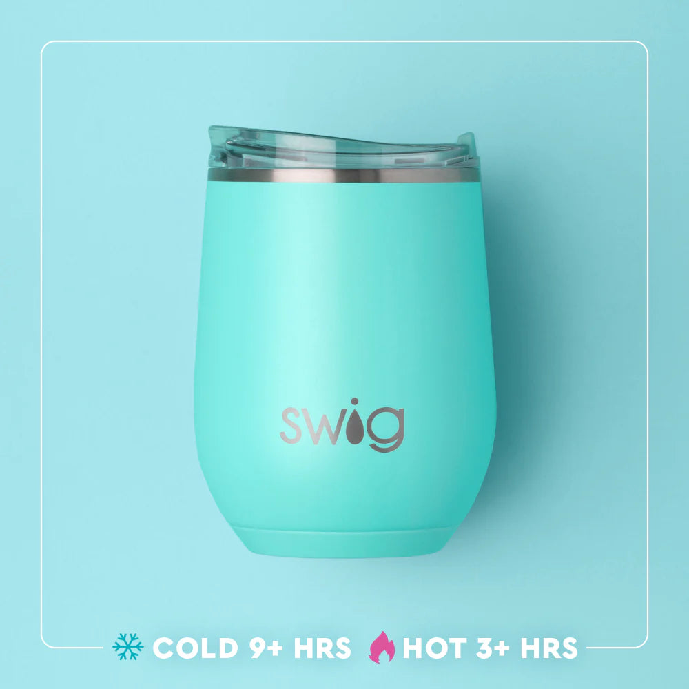 Swig |Stemless Wine Cup 12oz -Wild at Heart
