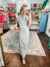 You Make It Easy Knit Skirt and Top Set