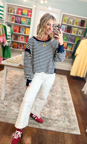 The Weekend Edit Stripe Top