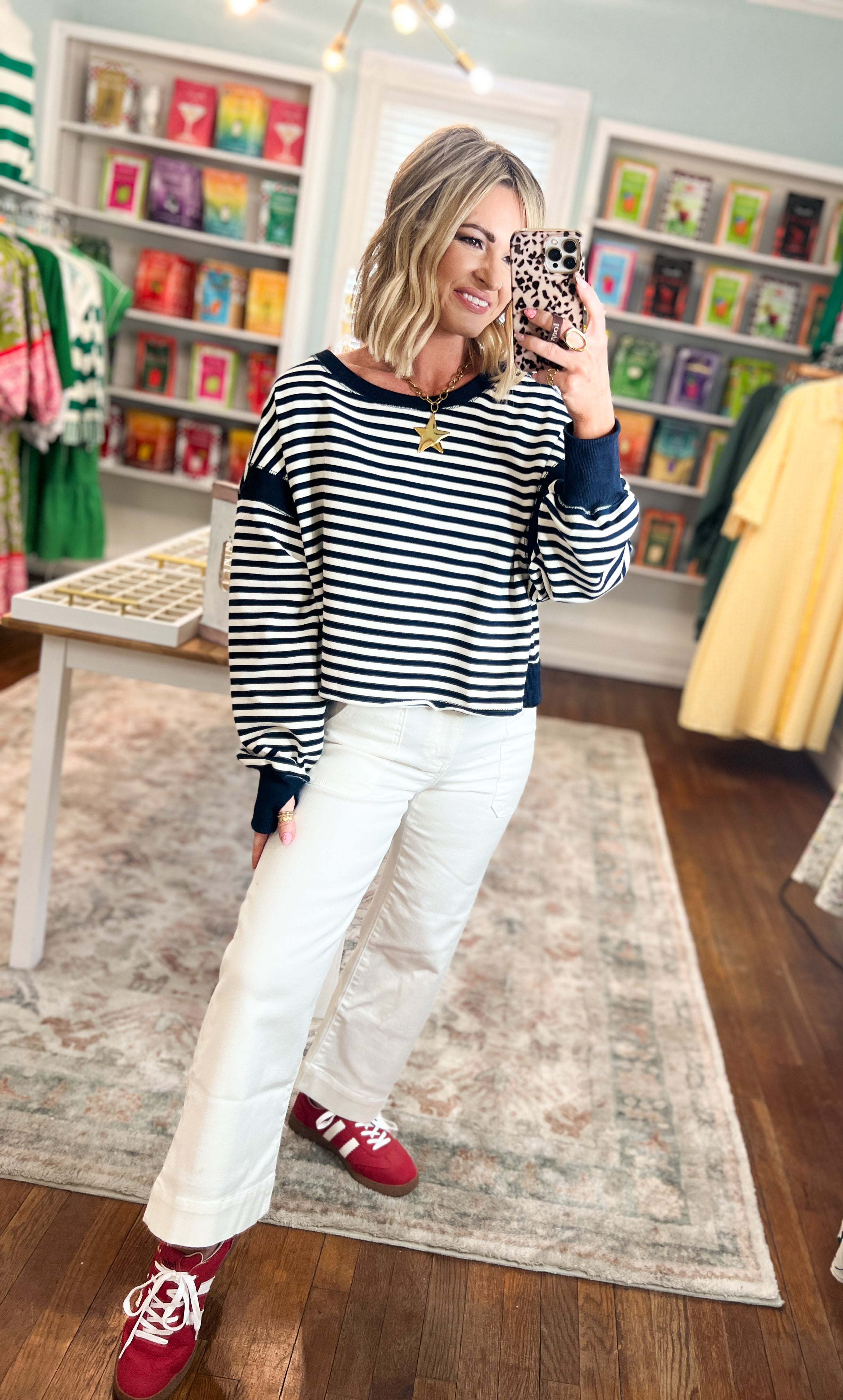 The Weekend Edit Stripe Top