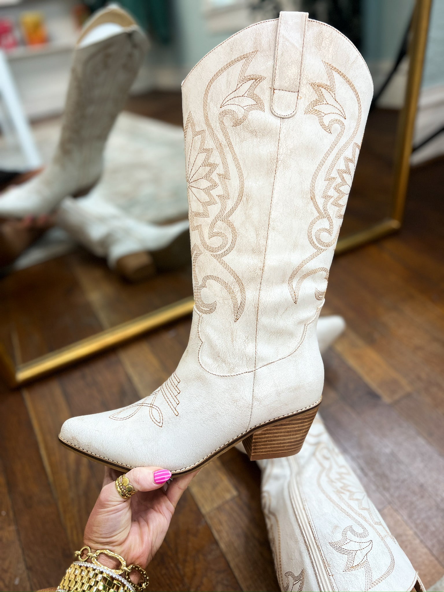 Corkys | Just In Case Boots - White Crackle