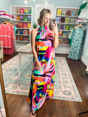 Forever Starts Here Halter Maxi