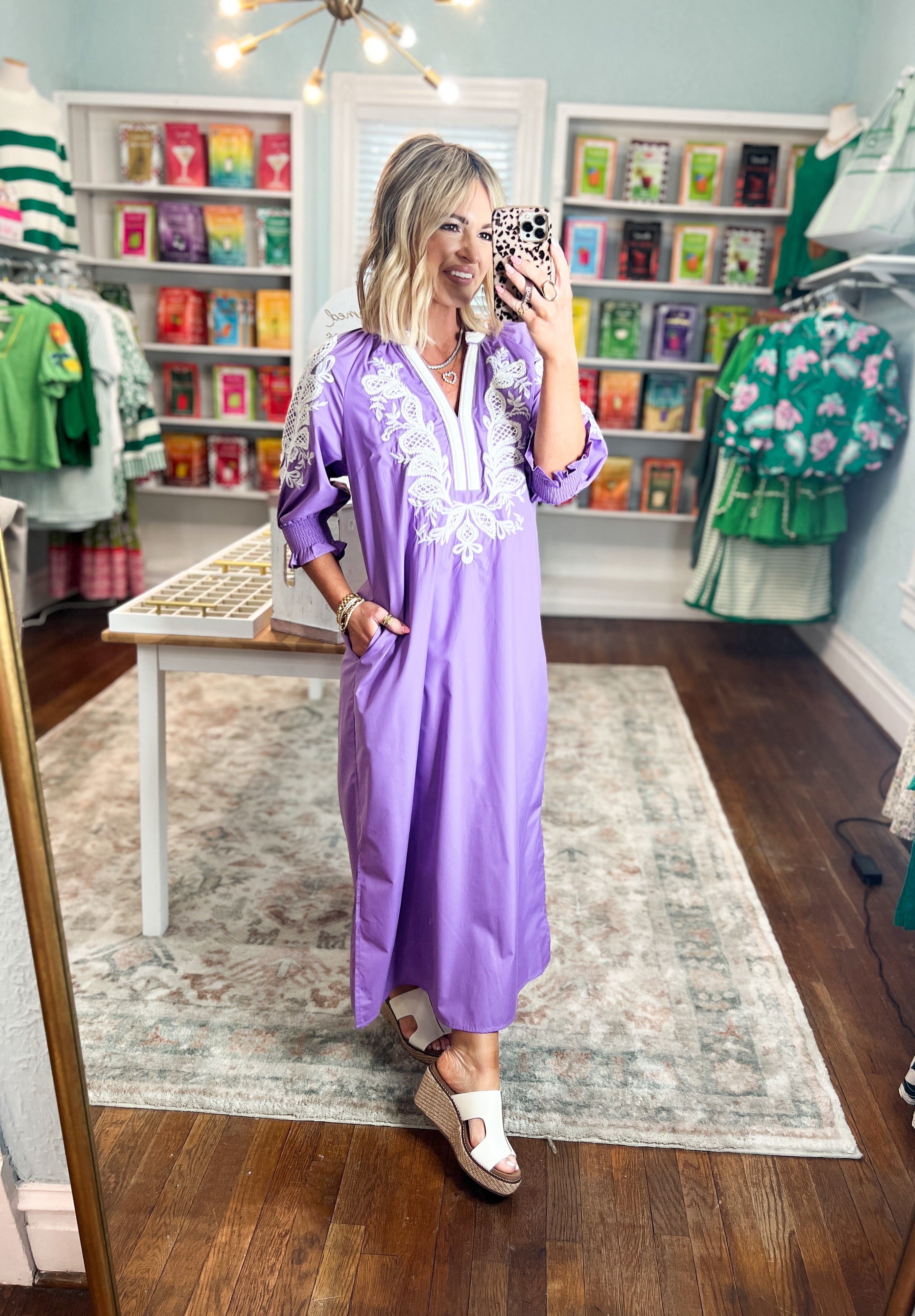 Made For Now Midi Dress - Lavender
