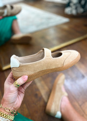 Corkys | Calm Down - Camel Faux Suede