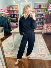 Spinning the Story Barrel PANTS - Black
