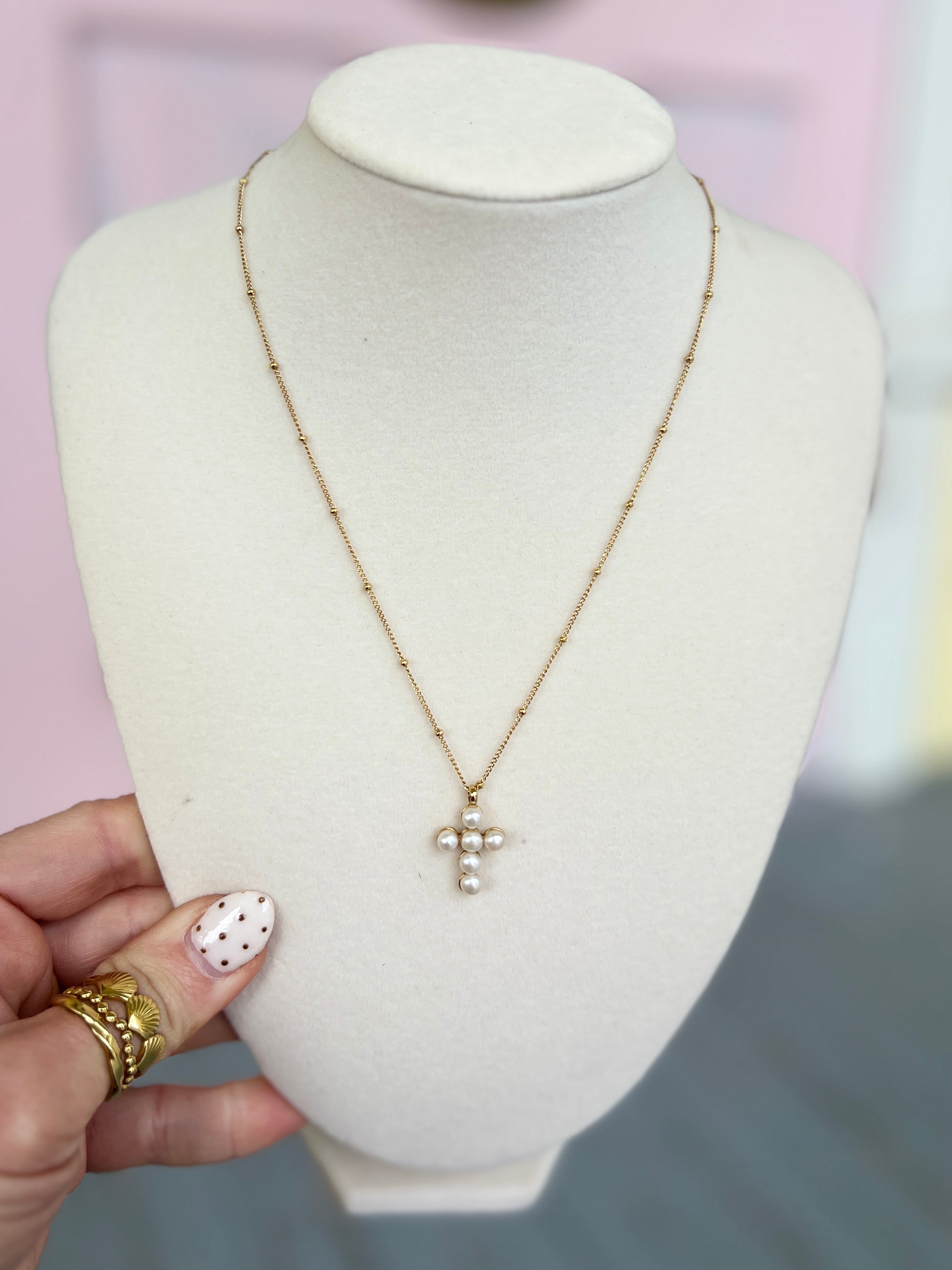 Shannon Cross Necklace