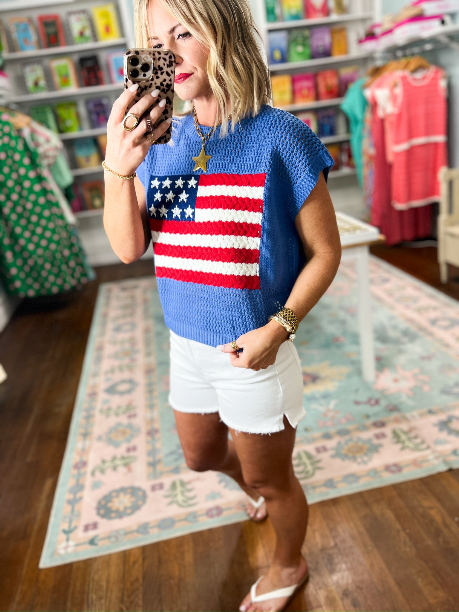 Home of the Brave Sweater Top