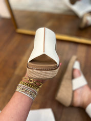 Corkys | Kiss N Tell Wedge - White