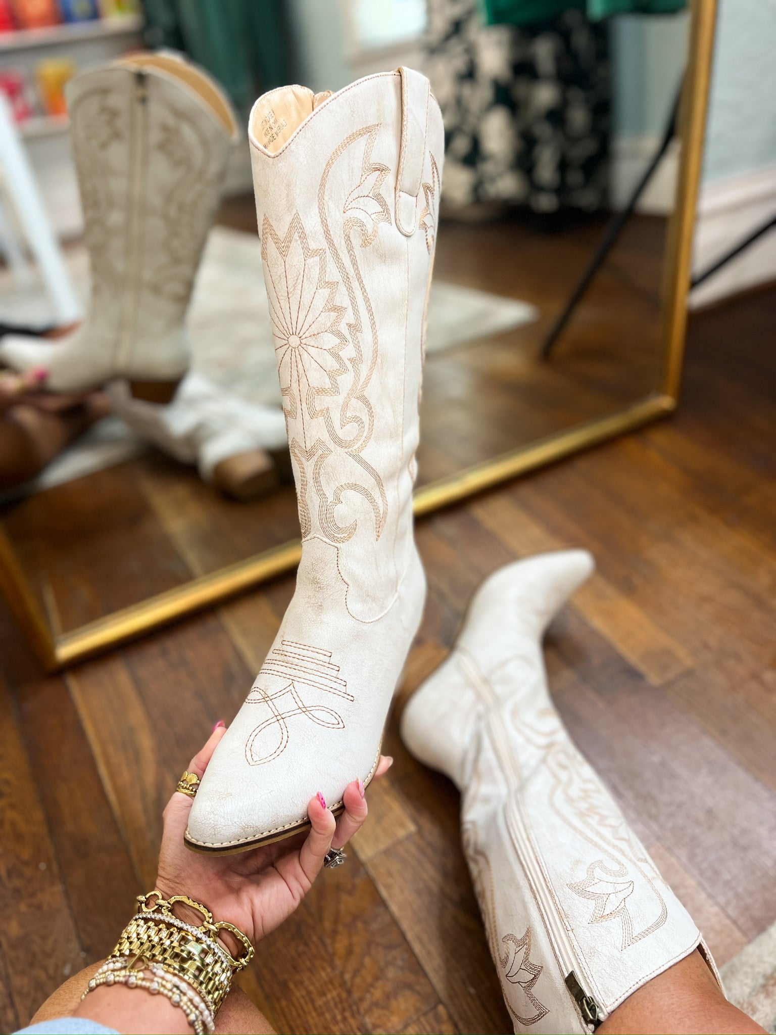 Corkys | Just In Case Boots - White Crackle