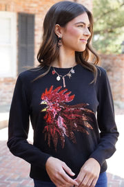 South Carolina Gamecocks Paper Clip Charm Collector Necklace - Gold