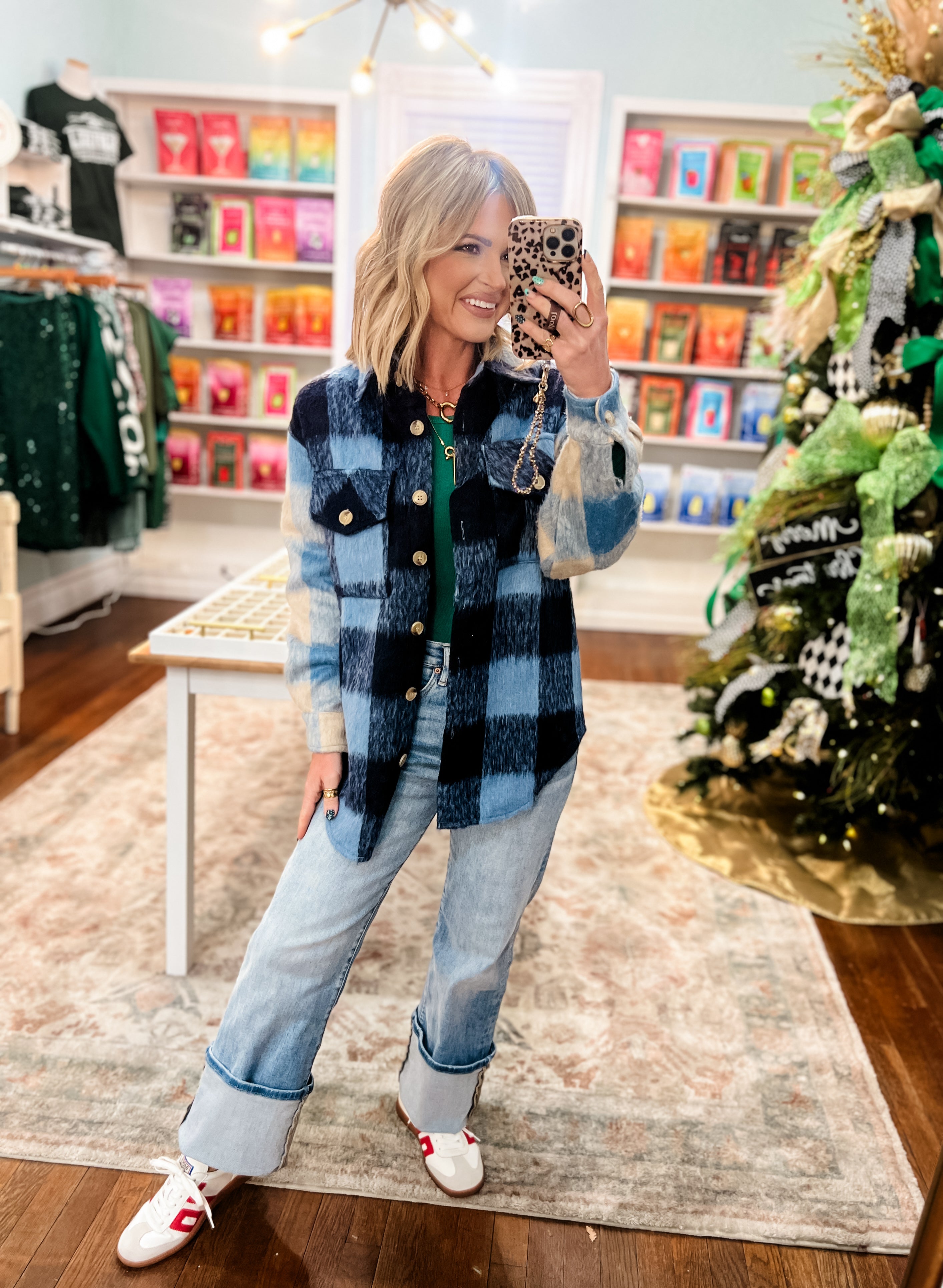 Cozy Cues Plaid Shacket