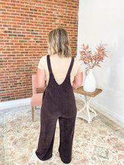 Great News Overall Jumpsuit - Brown