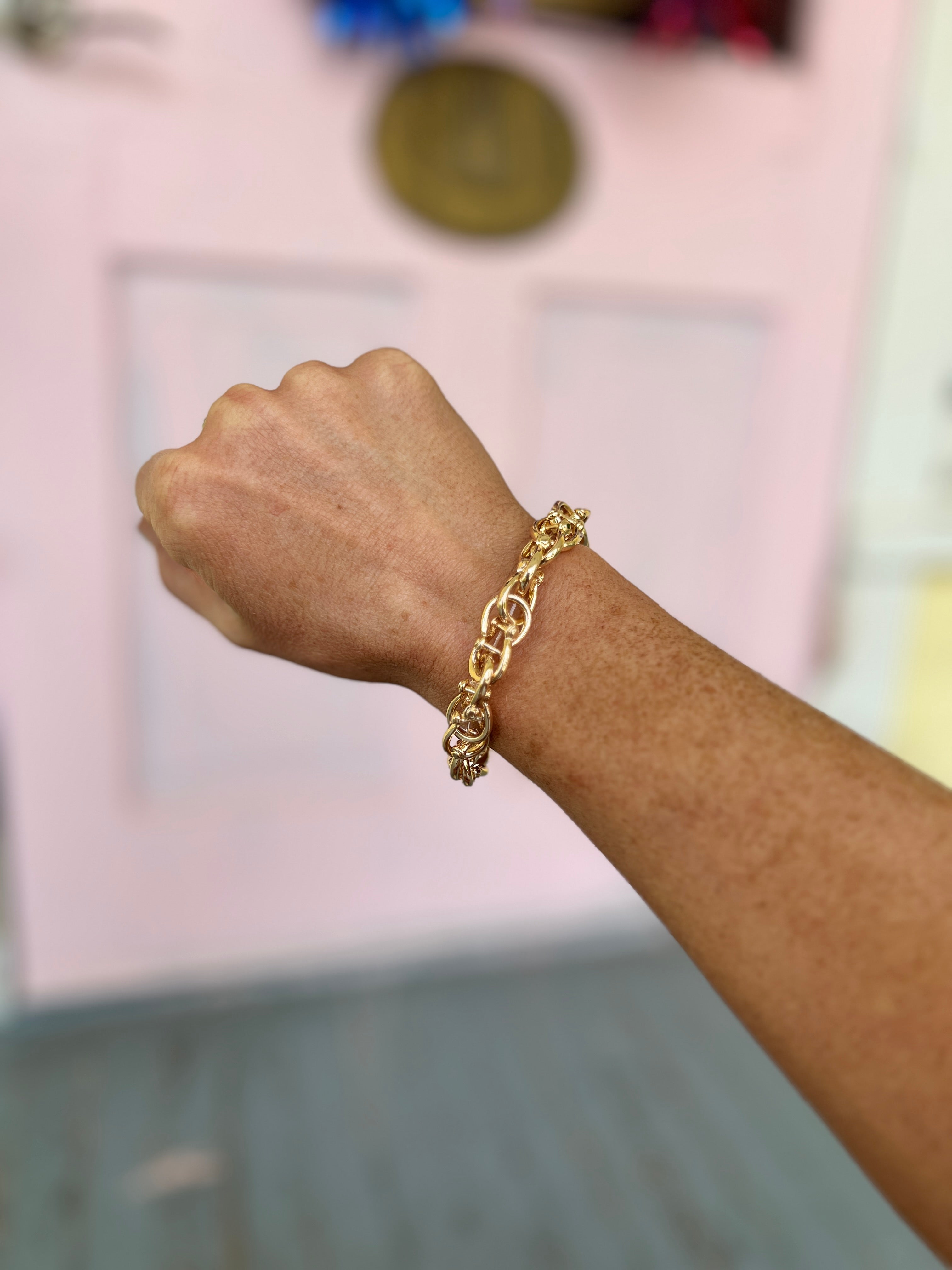 Linked HorseShoe Bracelet