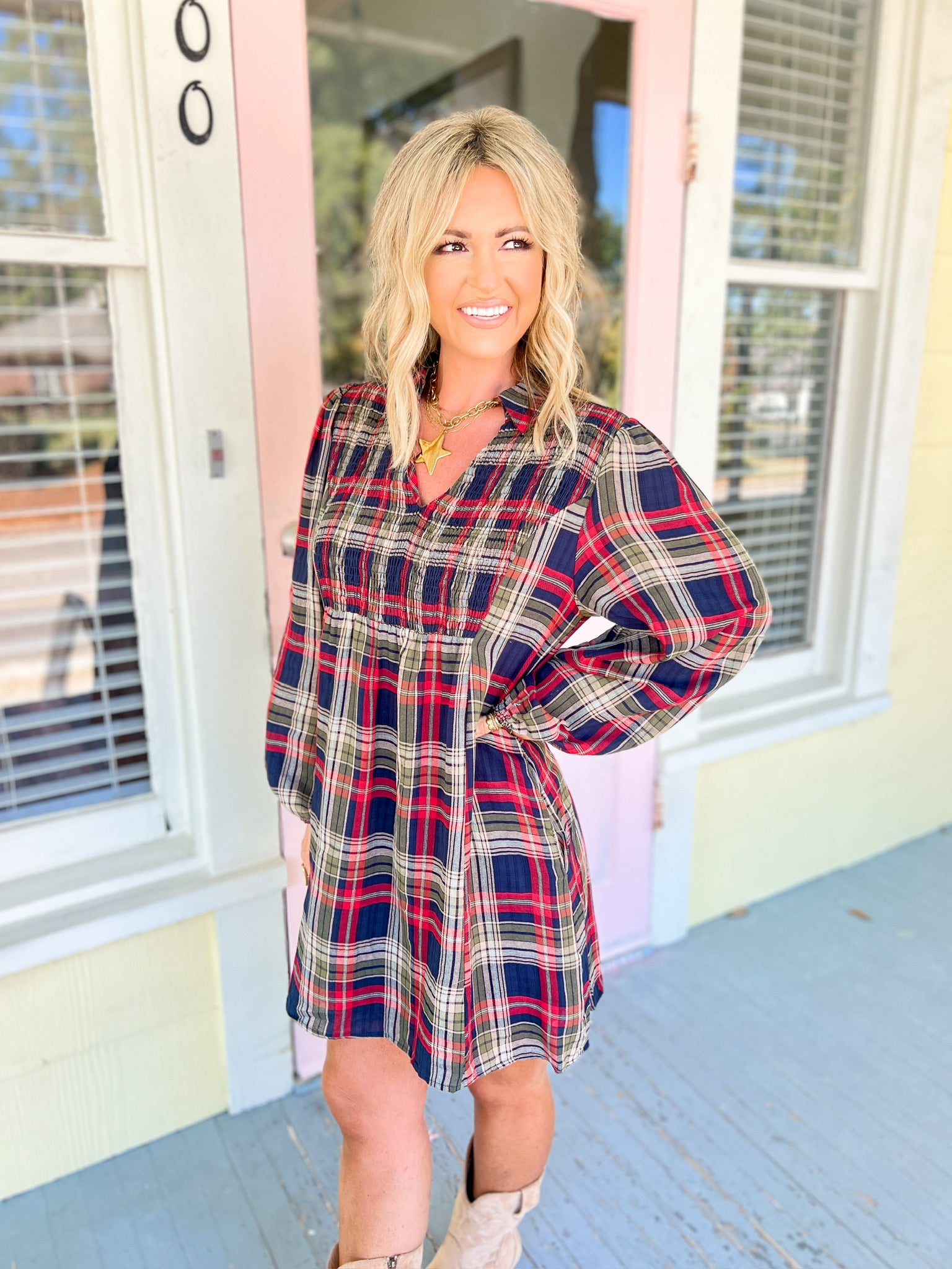 Extra Cute Flannel Dress