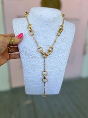 Horse-bit Adjustable Length Necklace