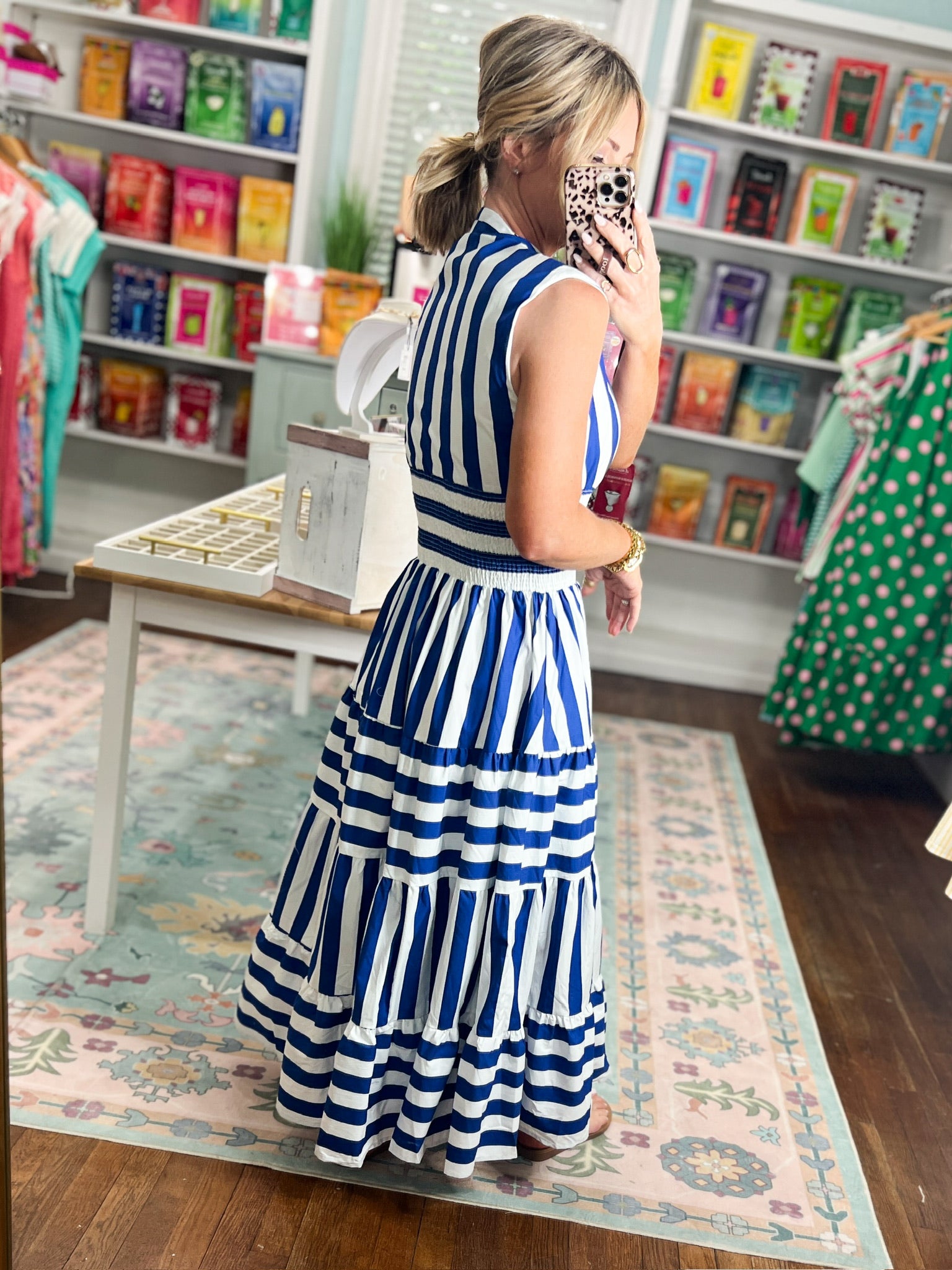 Brightest Skies Maxi Dress - Blue