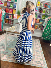Brightest Skies Maxi Dress - Blue