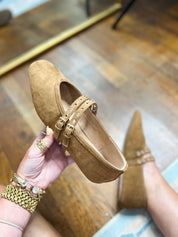 Corkys| All Eyes On Me - Camel Faux Suede