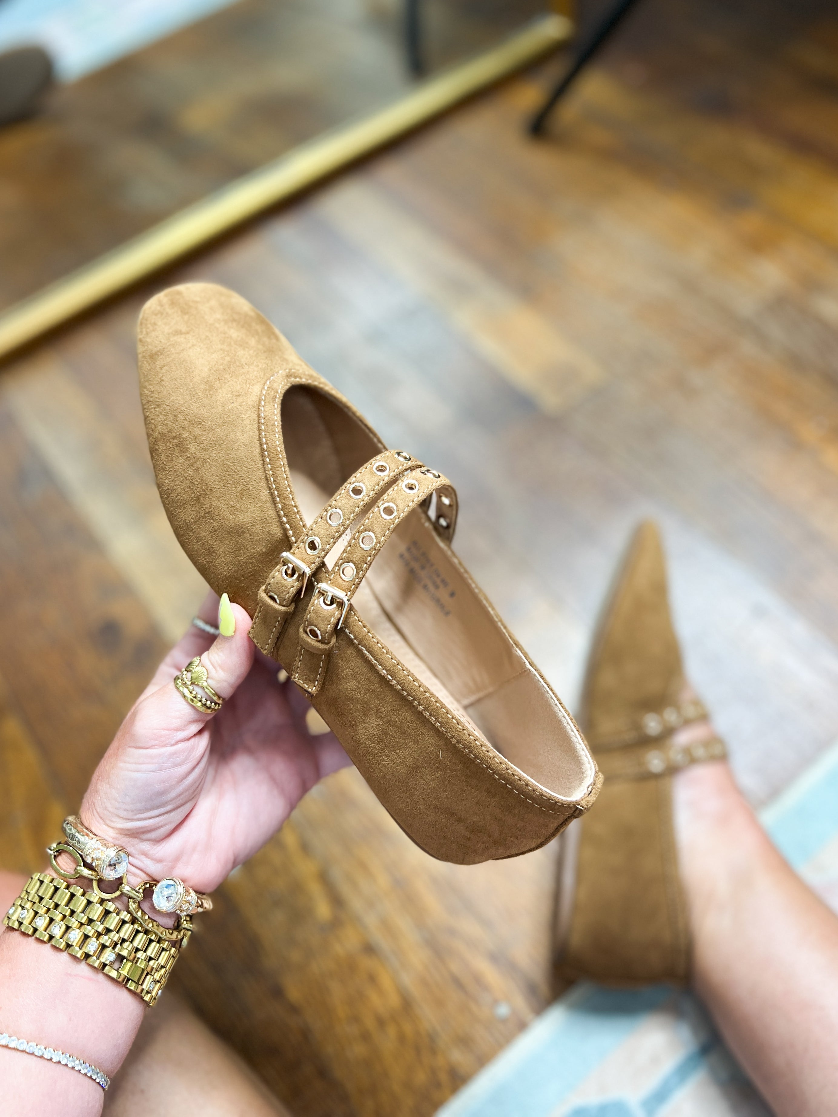 Corkys| All Eyes On Me - Camel Faux Suede