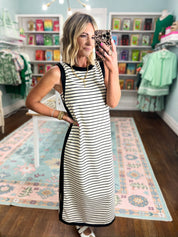 Out For The Day Midi Dress - Ecru
