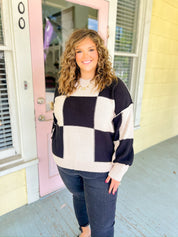 Game On Checkerboard Sweater