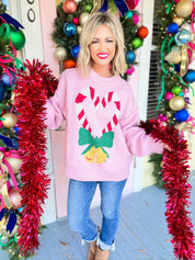 Candy Cane Lane Sweater Top