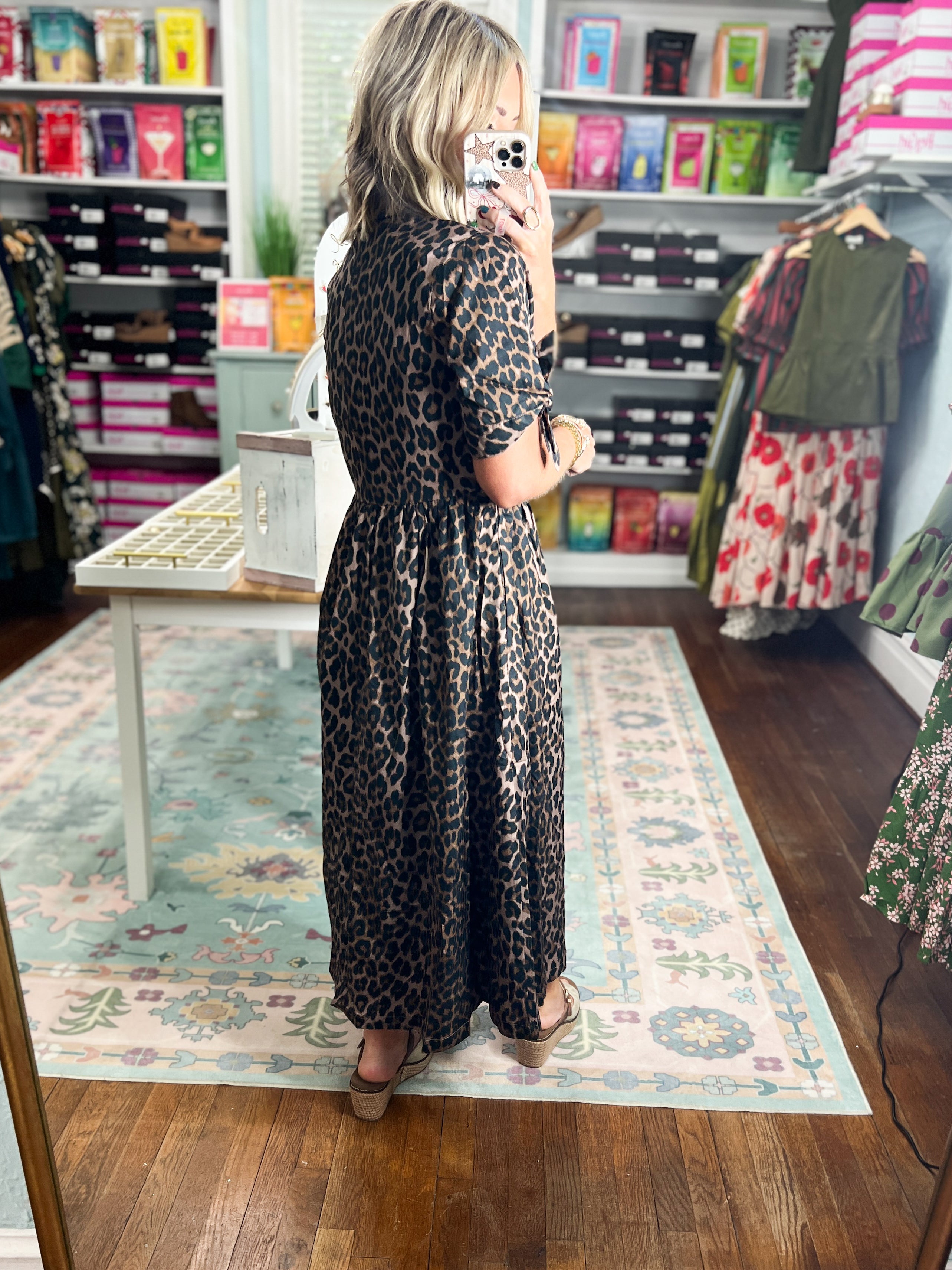 So In The Moment Leopard Dress