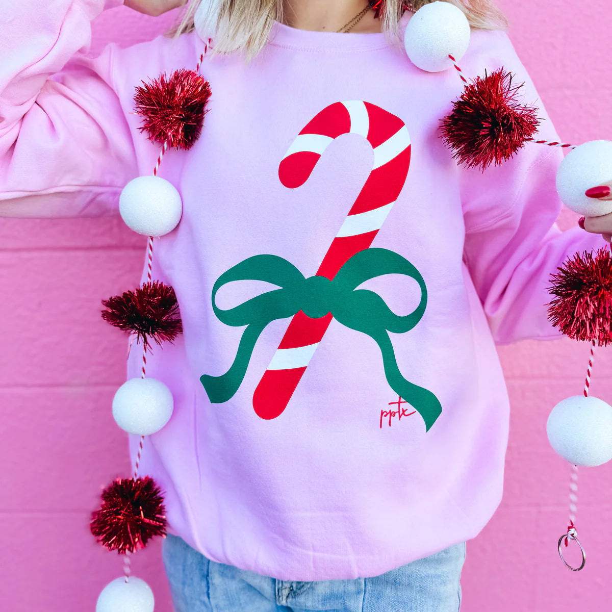 Candy Cane Sweatshirt