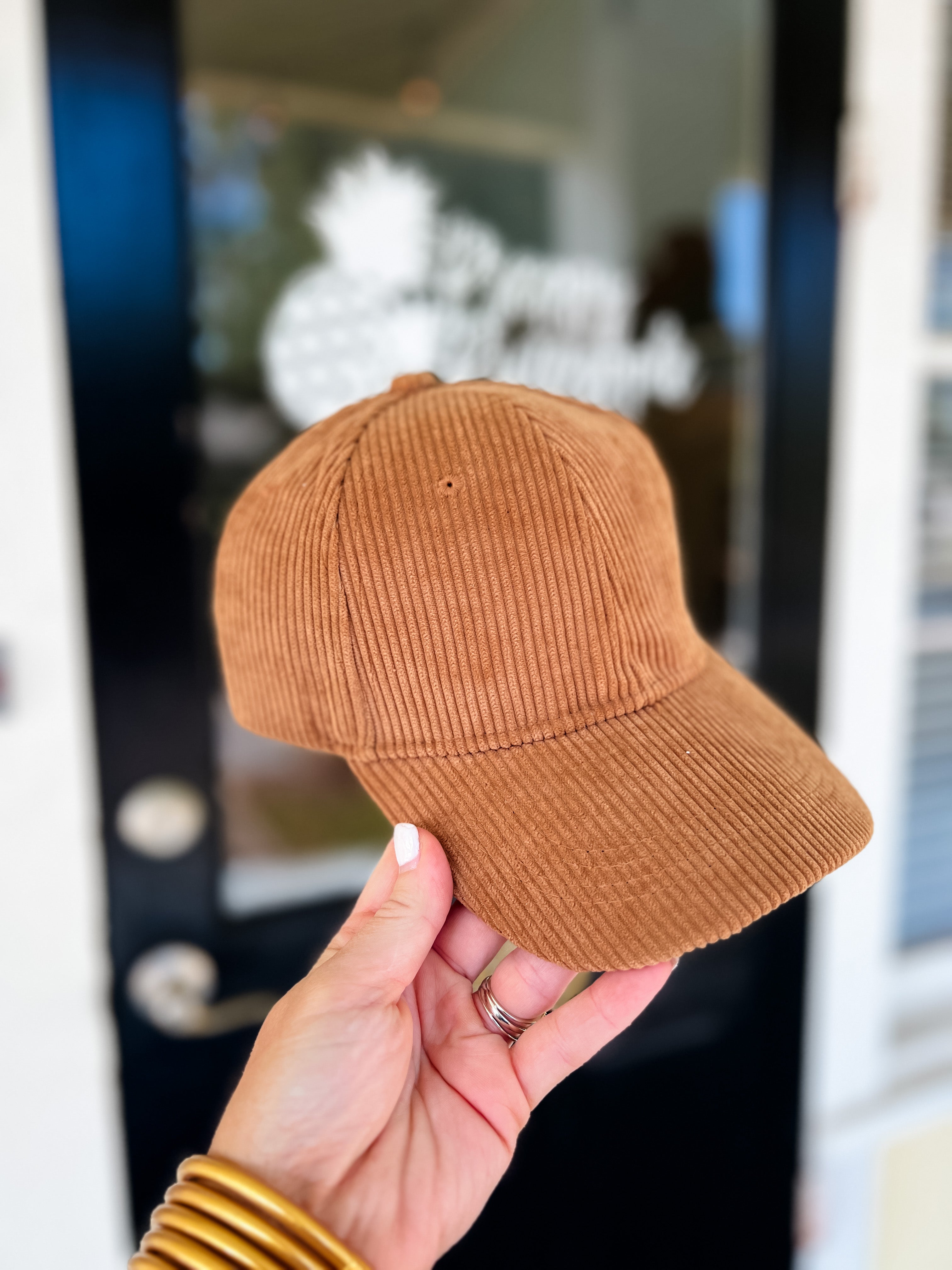 Corduroy Boyfriend Ball Cap