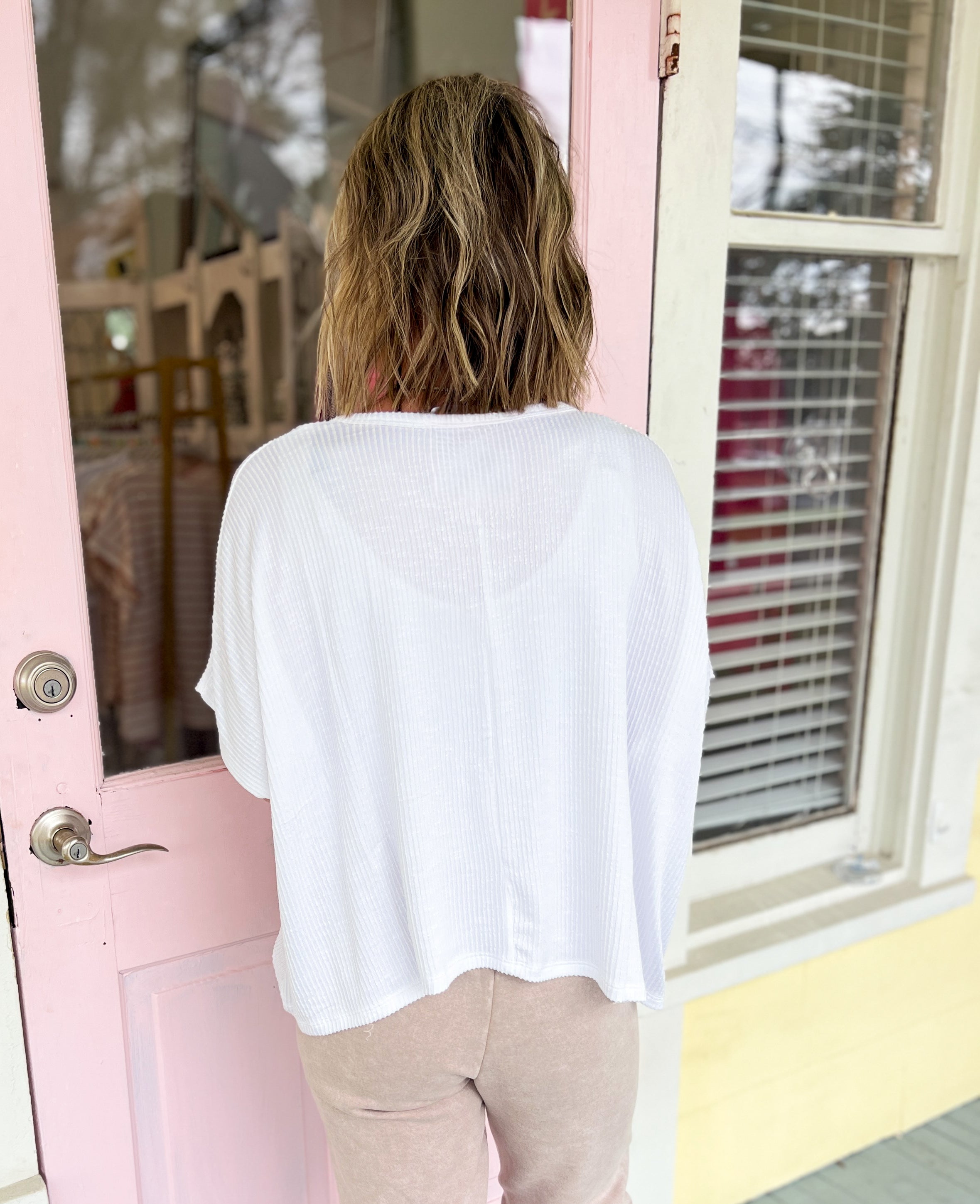 All The Possibilities Top - White