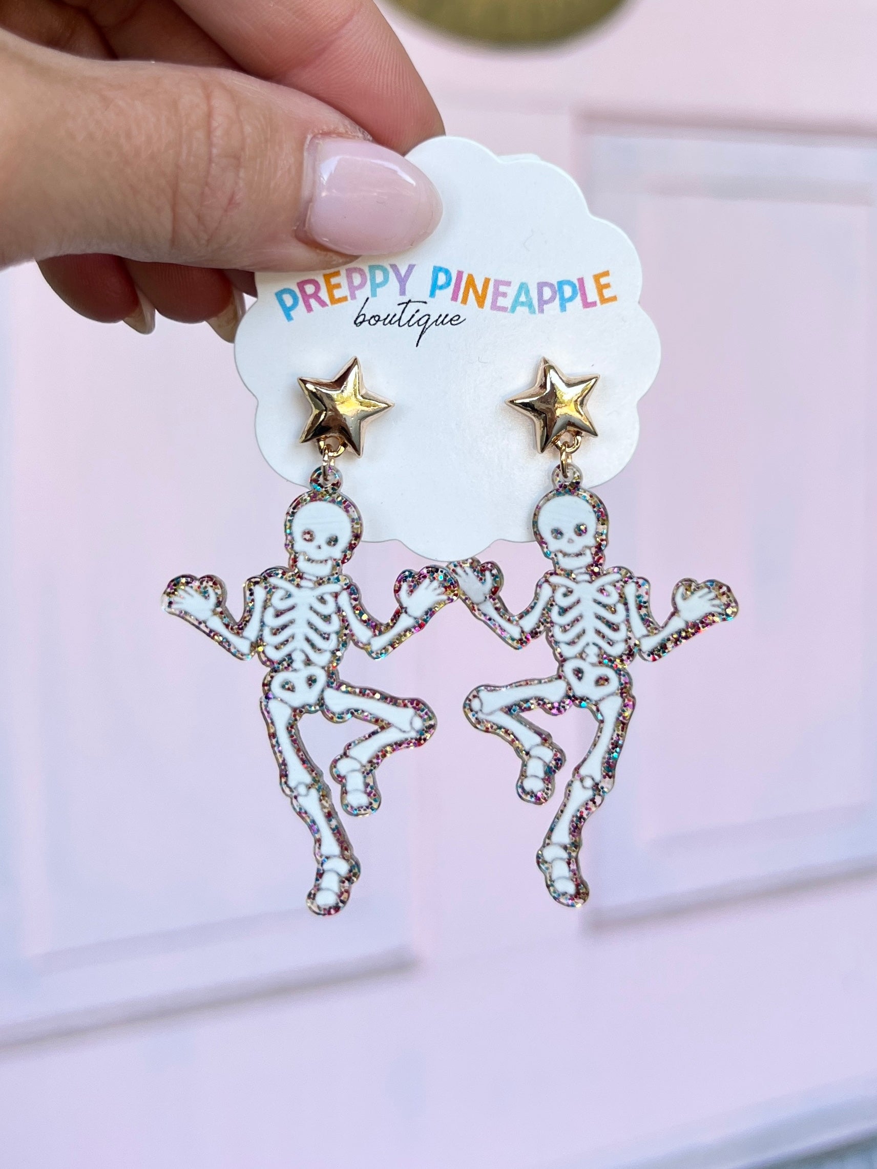 Dancing Skeleton Earrings