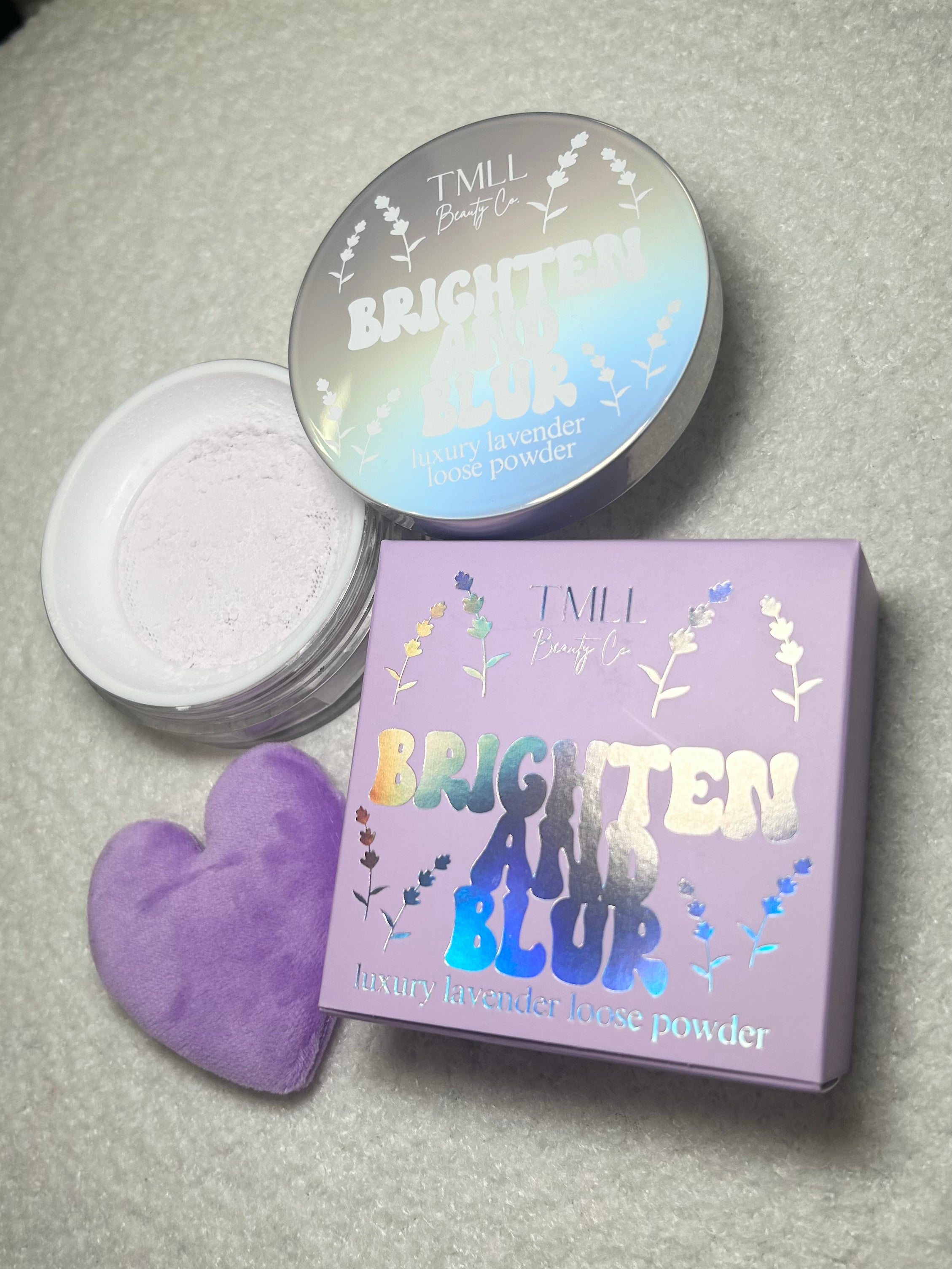TMLL| Brighten & Blur Lavender Setting Powder