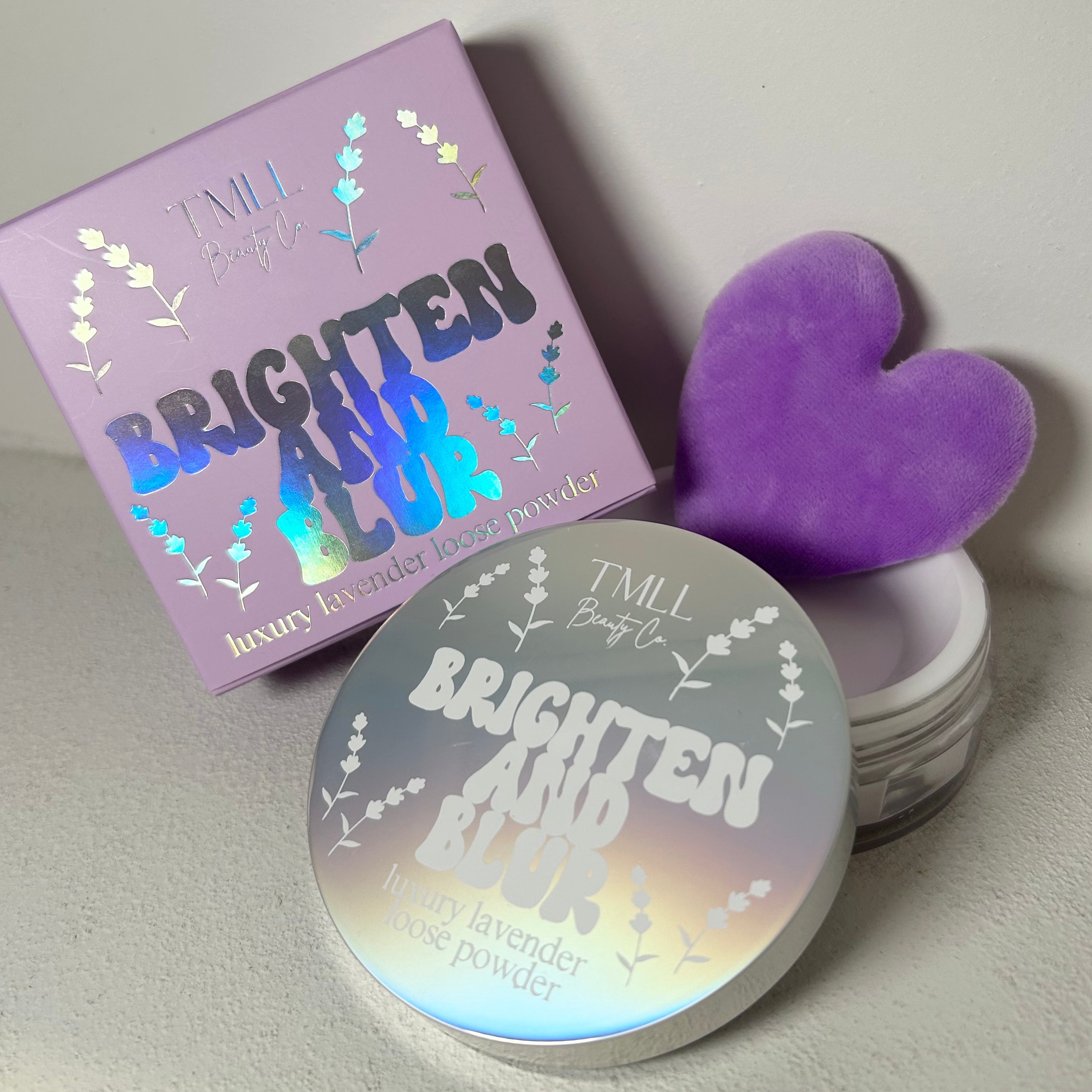 TMLL| Brighten & Blur Lavender Setting Powder