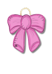 Pink Bow Ornament